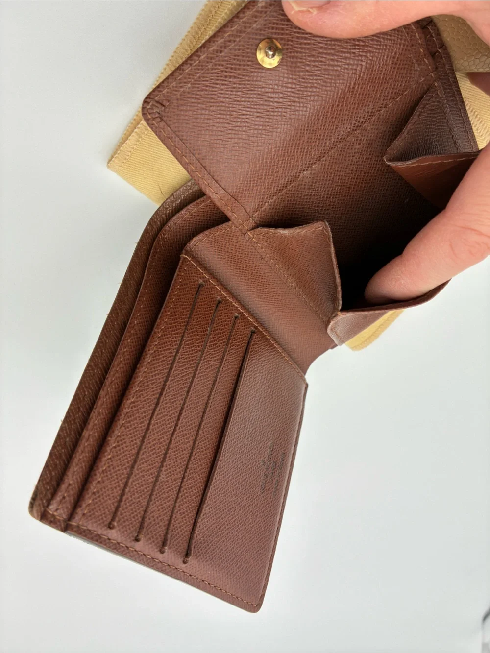 Louis Vuitton Men's Monogram Canvas Bifold Wallet - Brown